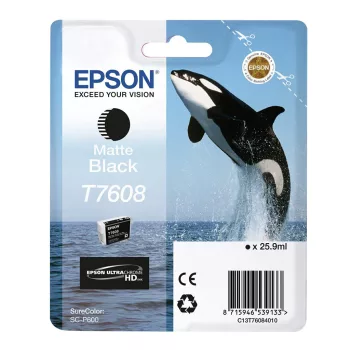Epson T7608 Patron Matt Bk 26ml /o/
