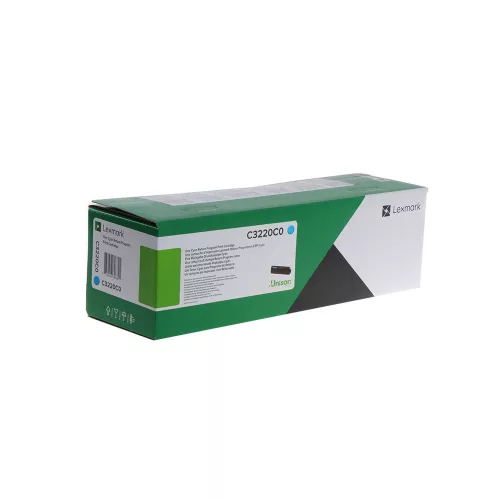 Lexmark C3220C0 Cyan toner 1,5k (Eredeti)