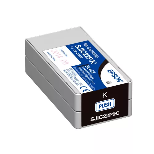 Epson SJIC22P(K) C3500 Tintapatron Black 32,6ml