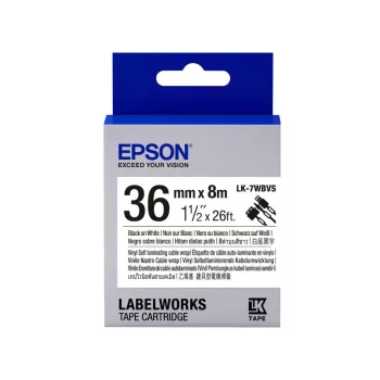 Epson LK-7WBVS címkeszalag Black/White 36mm (8m)