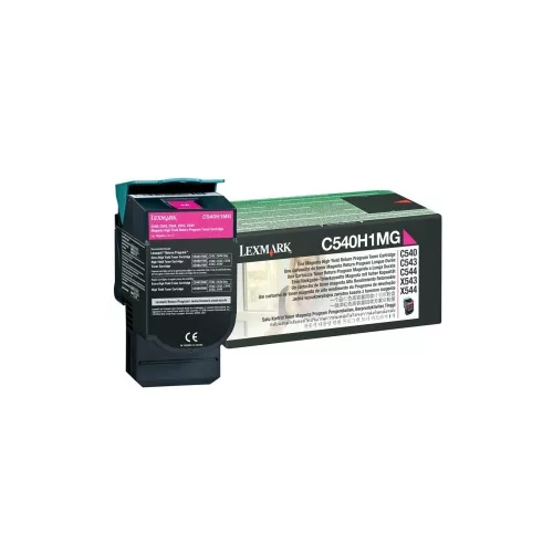 Lexmark C54x/X54x Return Toner Magenta 1K (Eredeti) C540A1MG