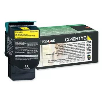   Lexmark C54x/X54x High Return Toner Yellow 2K (Eredeti) C540H1YG