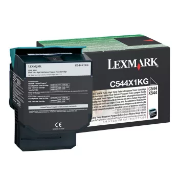   Lexmark C544/X544 Extra High Return Toner Black 6K (Eredeti) C544X1KG
