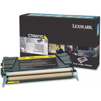 Lexmark C746/C748 Return Toner Yellow 7K (Eredeti) C746A1YG