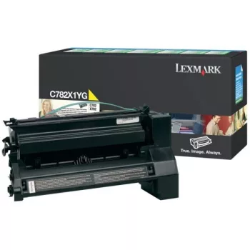   Lexmark C782/X782e Extra High Return Toner Yellow 15K (Eredeti) C782X1YG