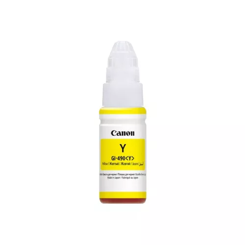 INK CANON GI490 DYE YELLOW 70ML EREDETI