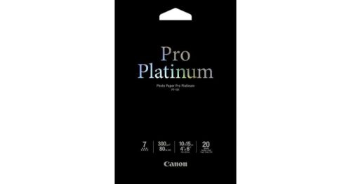 Canon 10x15 pro platinium papír PT101 20ív (Eredeti) 