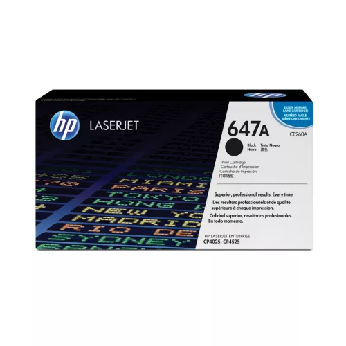 HP CE260A Toner Black 8.500 oldal kapacitás No.647A