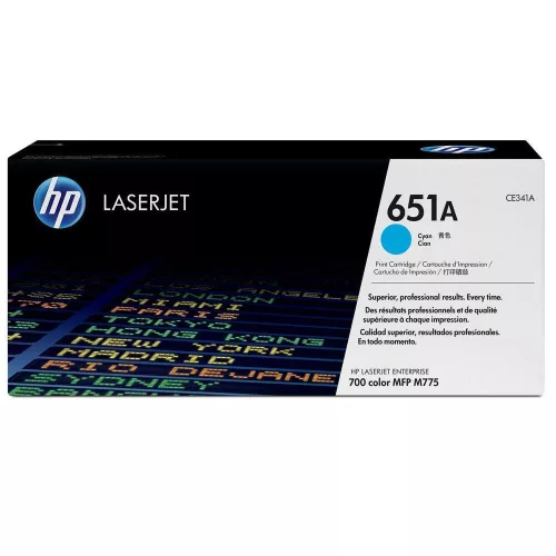 HP CE341A Toner Cyan 16.000 oldal kapacitás No.651A