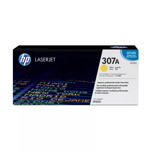HP CE742A Toner Yellow 7.300 oldal kapacitás No.307A
