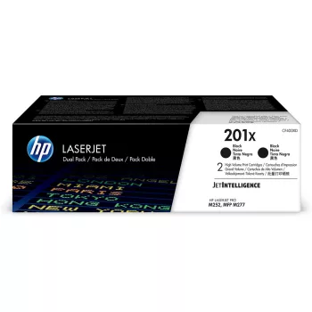 HP CF400XD Toner Black 2*2.800 oldal kapacitás No.201X