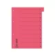 Regiszter, karton, A4, DONAU, rózsaszín