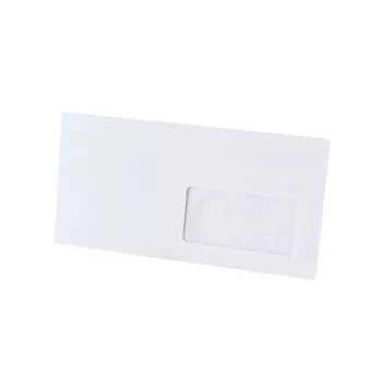   Boríték LA4 szilikonos bélésnyomott jobb ablak 45x90mm 110×220mm J20A15 Bluering® fehér