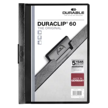 Klip mappa DURABLE DURACLIP® 60, fekete