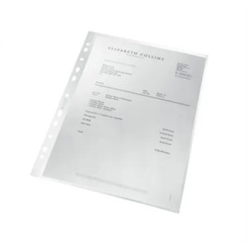   Genotherm, lefűzhető, A4, 90 mikron, narancsos felület, környezetbarát, LEITZ "Re:cycle"