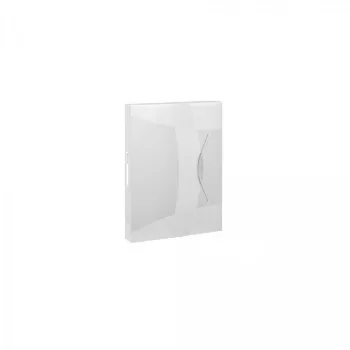   Gumis mappa, 40 mm, PP, A4, ESSELTE "Vivida Jumbo", Vivida fehér