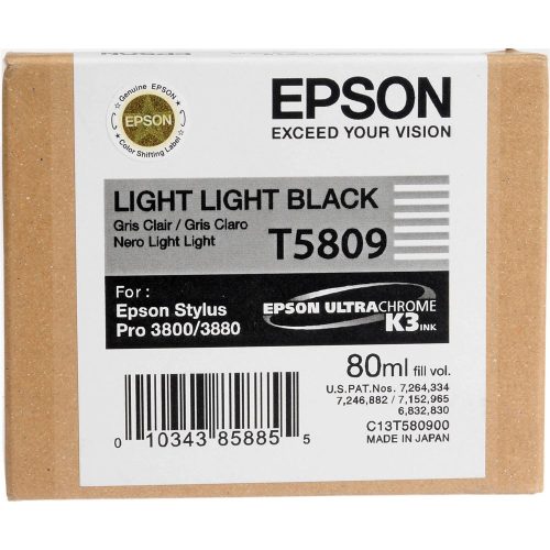 EPSON T5809 FU. TINTAPATRON LIGHT LIGHT BLACK
