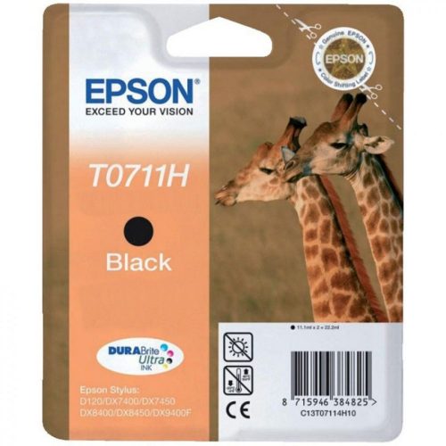 EPSON T0711H TINTAPATRON BLACK EREDETI