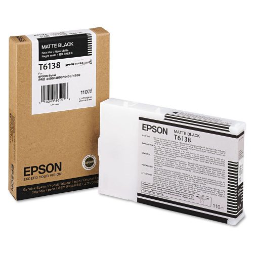 EPSON T6138 TINTAPATRON MATT BLACK EREDETI AKCIÓS
