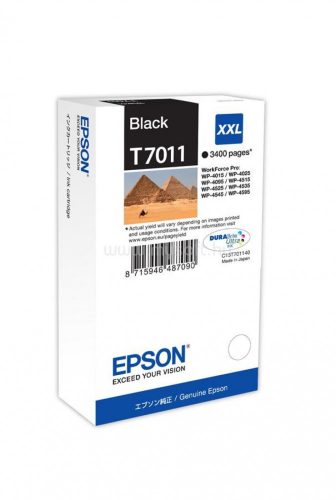 EPSON T7011 TINTAPATRON BLACK EREDETI