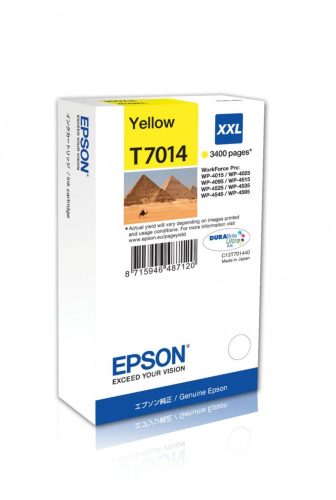 EPSON T7014 TINTAPATRON YELLOW EREDETI