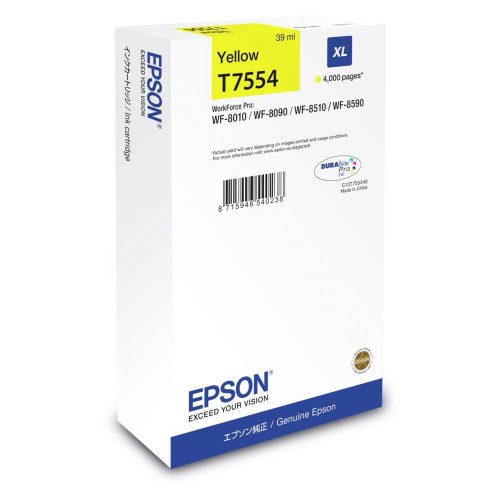 EPSON T7554 TINTAPATRON YELLOW EREDETI