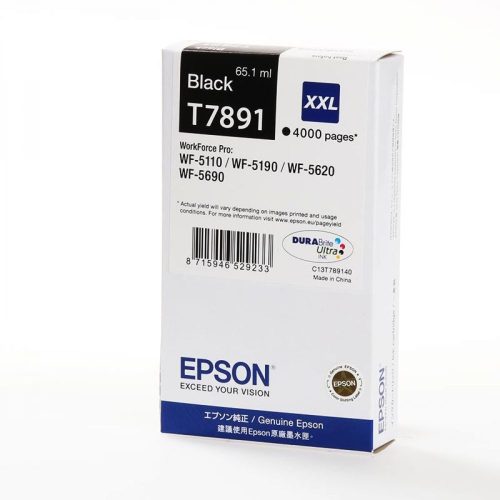 EPSON T7891 TINTAPATRON BLACK EREDETI