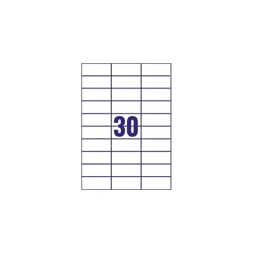 ETIKETT 70X29,6MM 100LAP 30CÍMKE/LAP  