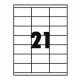 ETIKETT 70X42,3MM 100LAP 21CÍMKE/LAP  