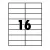 ETIKETT 99,1X33,9MM 100LAP 16CÍMKE/LAP 