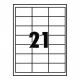 ETIKETT 63,5X38,1MM 100LAP 21CÍMKE/LAP