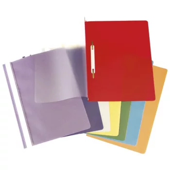 Gyorsfűző műanyag A4, PP Fornax piros