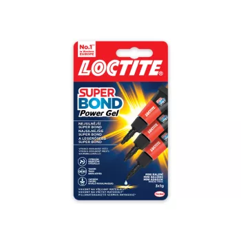   Pillanatragasztó 3x1g LOCTITE Super Attak Mini Trio Power FLEX Gél