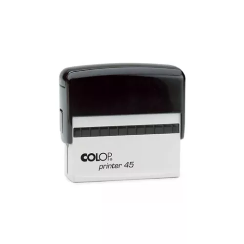 Bélyegző, COLOP "Printer 45", fekete párnával