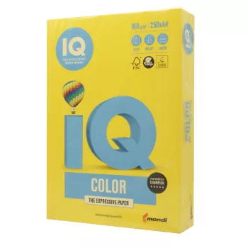 FÉNYMÁSOLÓPAPÍR A4 160G IQ SUN YELLOW