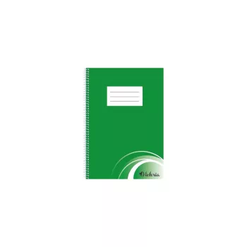 Spirálfüzet, A4, sima, 70 lap, VICTORIA