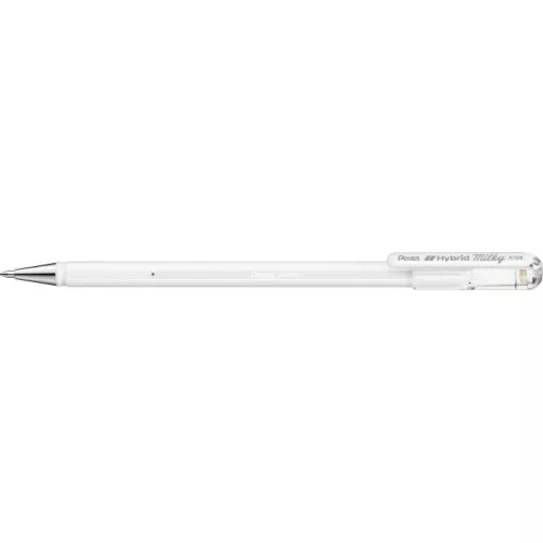 Zseléstoll 0,4mm kupakos Pentel Hybrid K108-PW pastel fehér