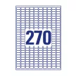 Etikett címke, univerzális visszaszedhető 17,8 x10 mm, Avery 