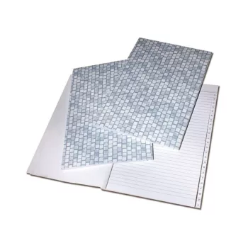 BEÍRÓ KARTON A5 80LAPOS KOCKÁS LADY FŰZFŐ