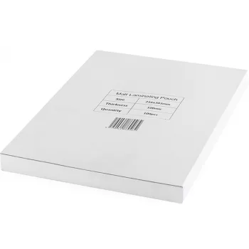 LAMINÁLÓ FÓLIA MATT FELÜLETŰ A4 100 MICRON 100 DB