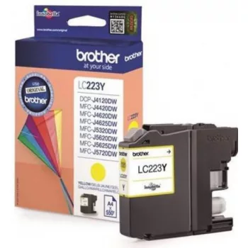   Brother LC223Y Tintapatron Yellow 5,9 ml 550 oldal kapacitás