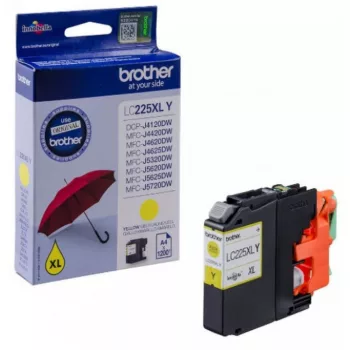   Brother LC225XLY Tintapatron Yellow 11,8 ml 1.200 oldal kapacitás