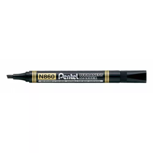 Marker alkoholos vágott N860-AE Pentel fekete