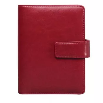   Kalendárium, gyűrűs, betétlapokkal, "L", műbőr, SATURNUS, "223", bordó