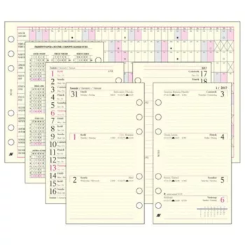 Kalendárium betét, vonalzó, "S", SATURNUS