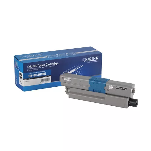 OKI C301/321 TONER BLACK ORINK