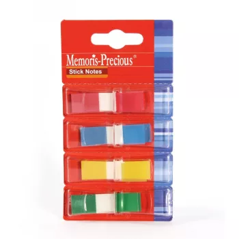   JELÖLŐCÍMKE MF940509 MŰANYAG 4X25LAP 12X55MM VEGYES SZÍNEKBEN