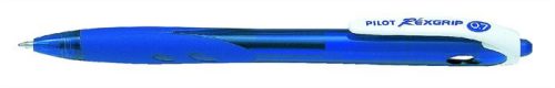 Golyóstoll, 0,27 mm, nyomógombos, PILOT "Rexgrip", kék