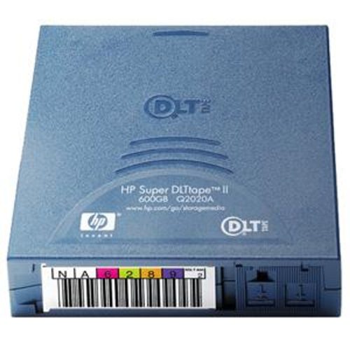 HP Super DLT II 600 GB kapacitású saját címkézésű adatkazetta (20-as csomag) (Hologramos)
