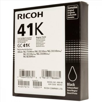 RICOH GC41 TINTAPATRON BLACK EREDETI 2,5K